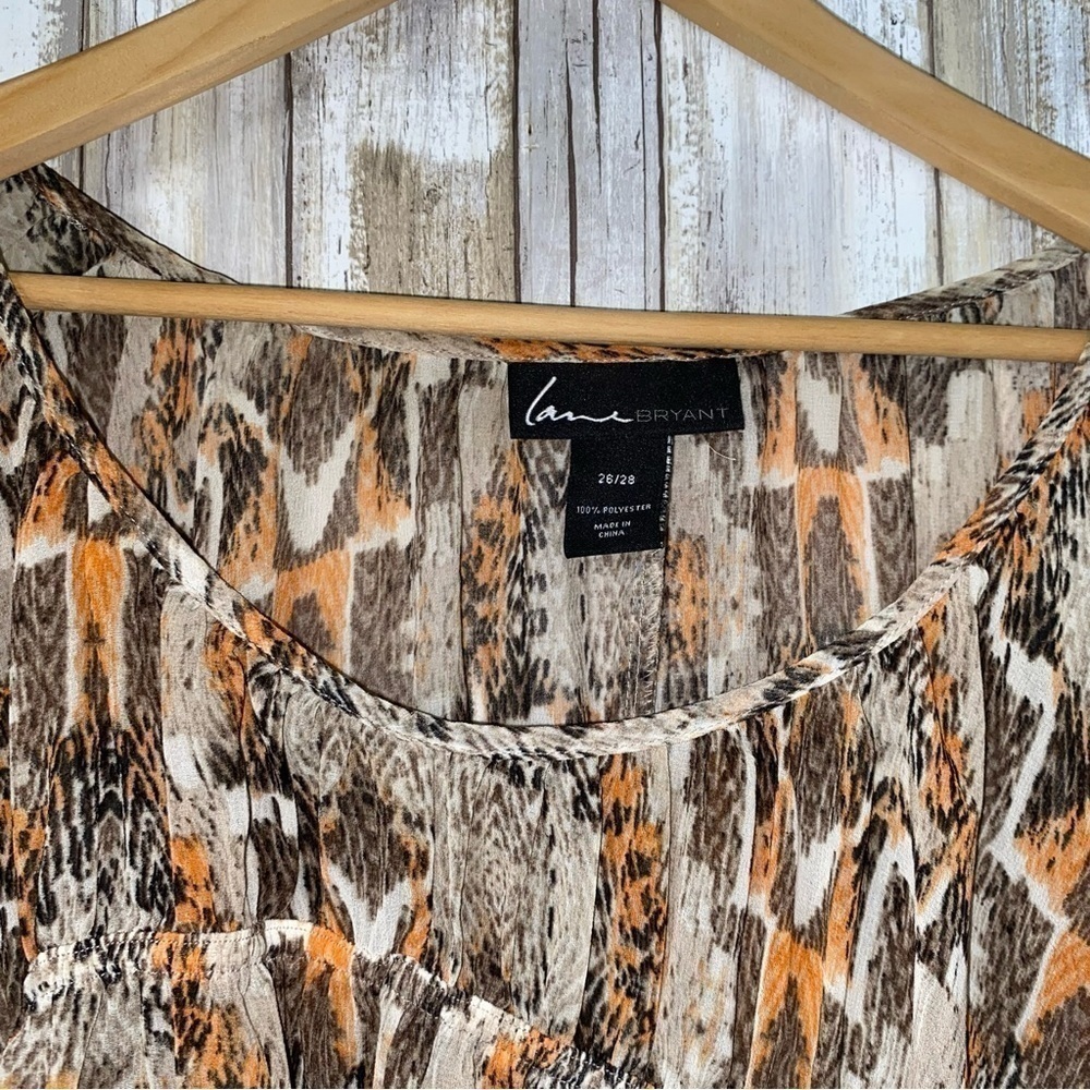 Lane Bryant Western Oversized Sheer Blouse - Picture 5 of 5